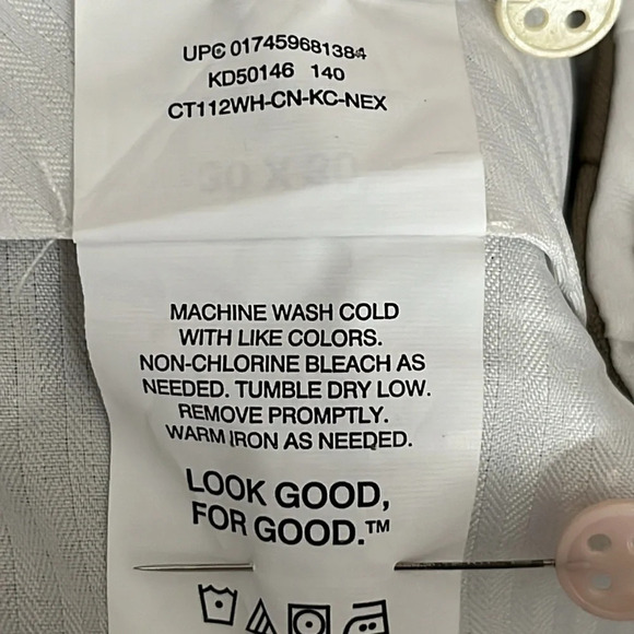 Kenneth Cole Reaction Flat Front Dress Pants in Tan - NWOT - Size 30 - Picture 6 of 6